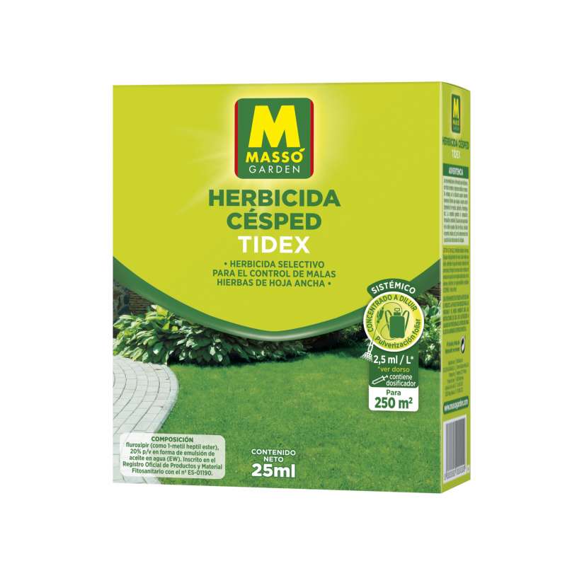 Herbicida césped tidex Natural Decor Centre Marbella Viveros González