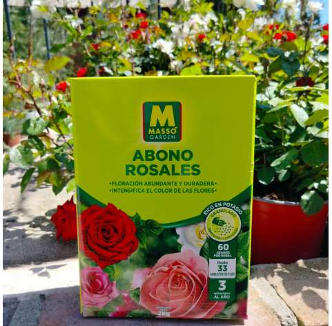 Abono rosales. Roses fertilizer. Viveros Gonzalez. Garden Centre Marbella. Natural decor centre.